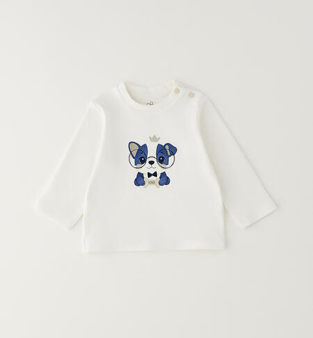 Baby cotton T-shirt CREAM