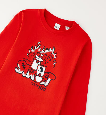 Maglietta da bambino iDO ROSSO-2236
