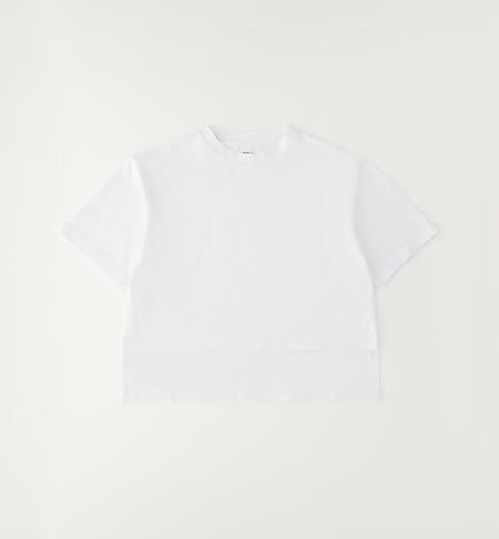 Maglietta da ragazza BIANCO