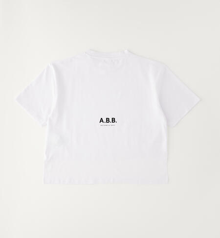 Girls' T-shirt BIANCO-0113