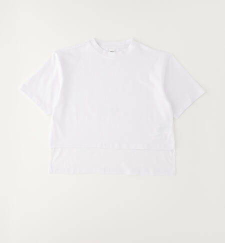 Girls' T-shirt BIANCO-0113