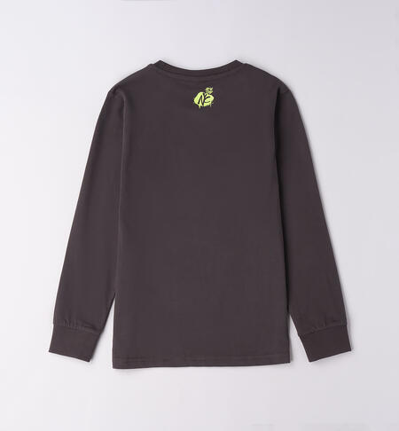 Maglietta da ragazzo  GRIGIO SCURO-0566