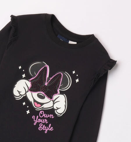 Maglietta Disney bambina da 3 a 8 anni iDO NERO-0658