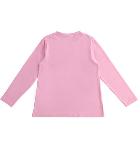 Maglietta Emoji ragazza - da 8 a 16 anni iDO ROSA-2811