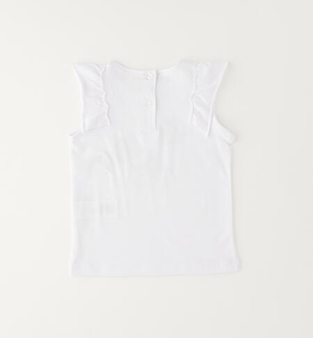 Maglietta estiva bambina BIANCO-0113