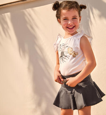 Maglietta estiva bambina BIANCO