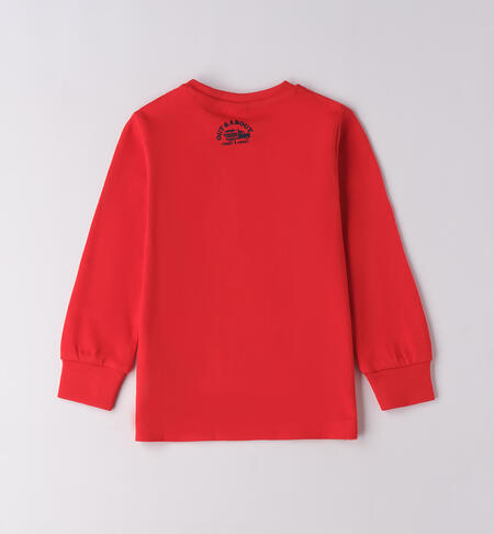 Maglietta girocollo bambino  ROSSO-2236