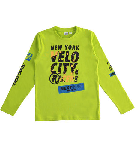 Boy crewneck t-shirt  from 8 to 16 years by iDO VERDE-5132
