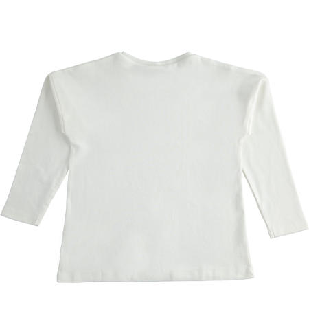 Girl crewneck t-shirt  from 8 to 16 years by iDO PANNA-0112