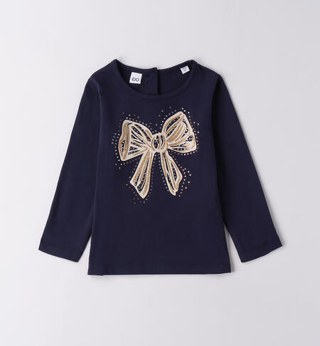 Maglietta iDO bambina NAVY-3854