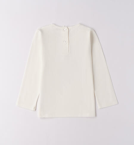Maglietta iDO bambina PANNA-0112