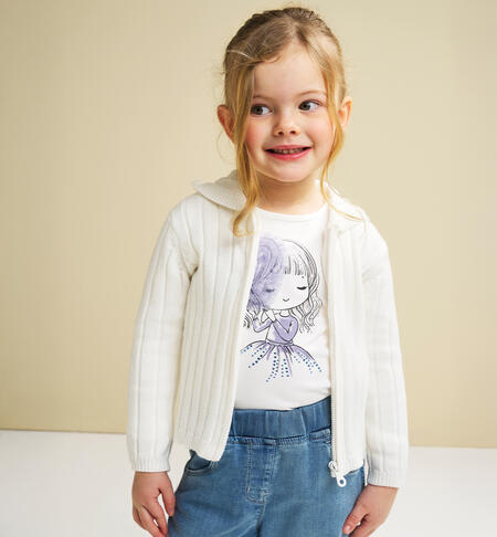 iDO girls` T-shirt CREAM