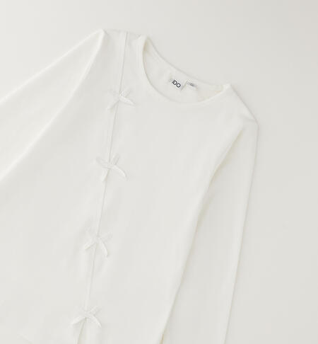Maglietta iDO bambina PANNA-0112