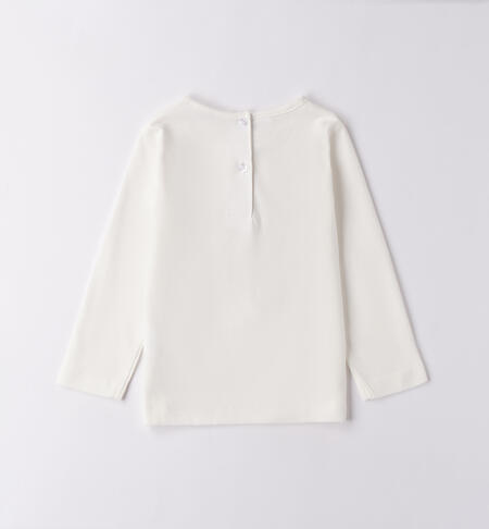 Maglietta iDO bambina PANNA-0112
