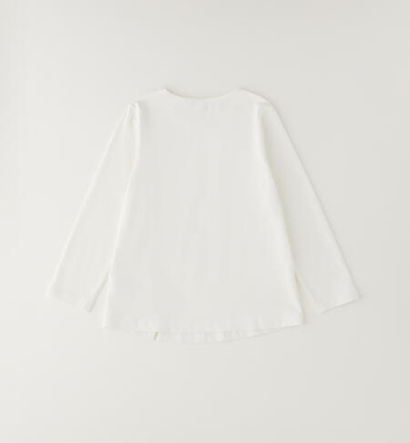 Maglietta iDO bambina PANNA-0112