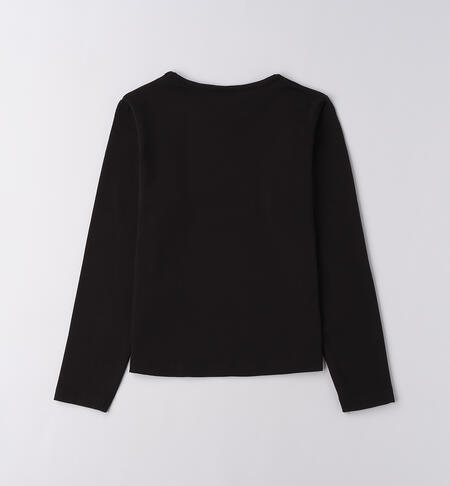 Maglietta iDO modello unisex NERO-0658