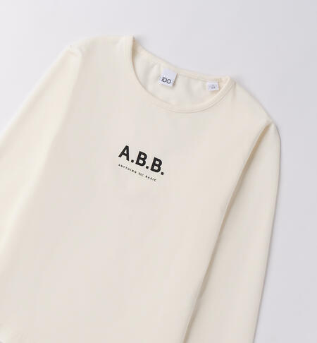 Maglietta iDO modello unisex PANNA-0112