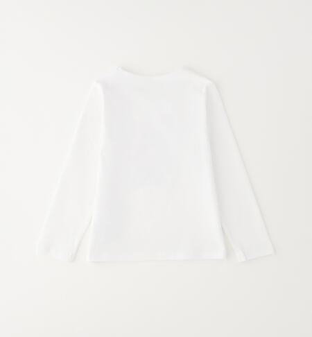 Maglietta iDO per bambina BIANCO-0113