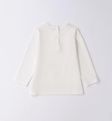 Maglietta iDO per bambina PANNA-0112