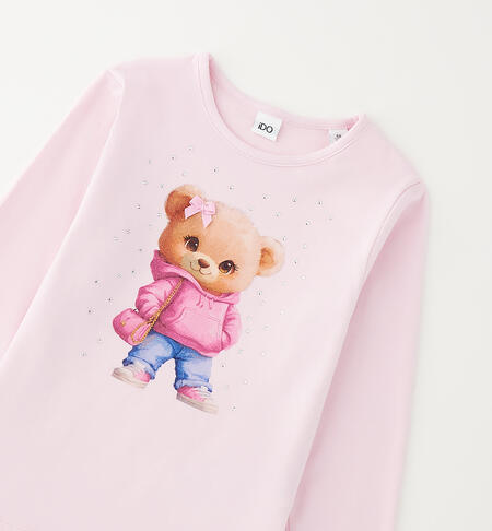 Maglietta iDO per bambina ROSA-2411