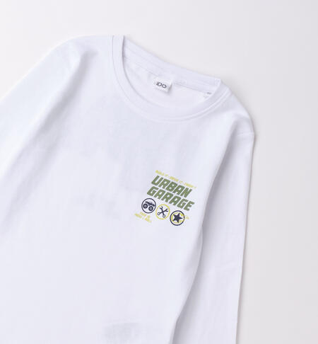 Maglietta iDO per bambino BIANCO-0113