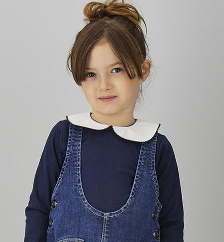 Maglietta in cotone bambina PANNA