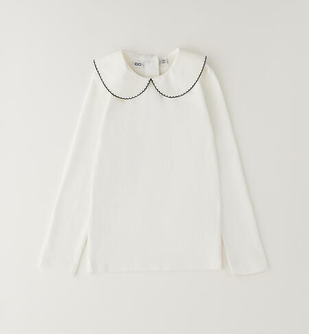 Maglietta in cotone bambina PANNA-0112