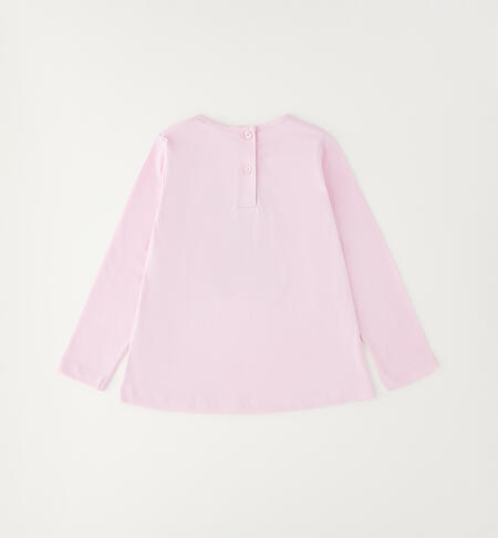 Maglietta in cotone bambina ROSA-2411