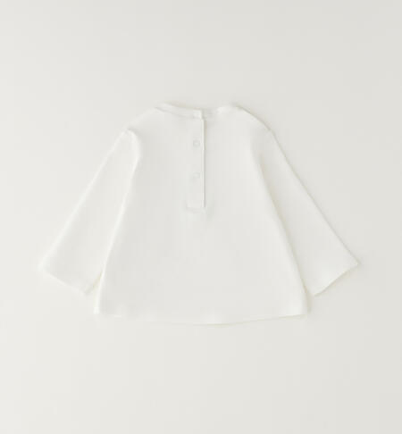 Maglietta in cotone neonata PANNA-0112