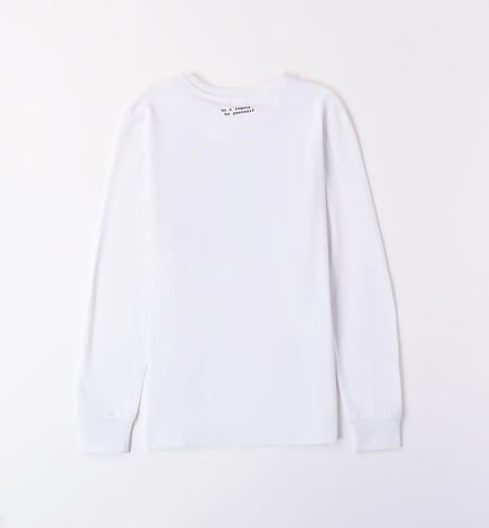 Boys' long-sleeved T-shirt BIANCO-0113