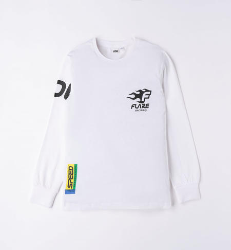 Boy's long sleeved top WHITE