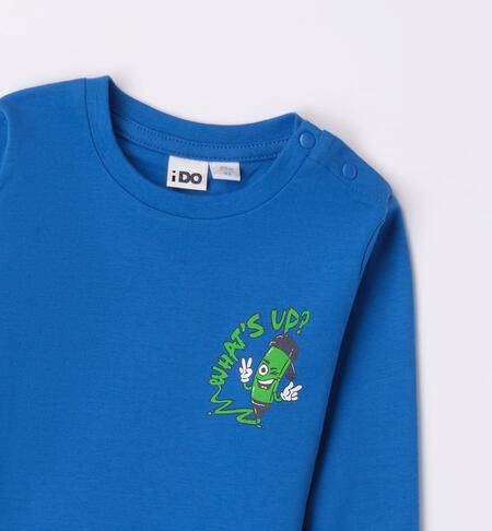 iDO highlighter T-shirt for boys aged 9 months to 8 years ROYAL-3744