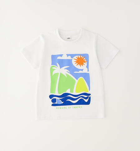 Maglietta mare bambino BIANCO