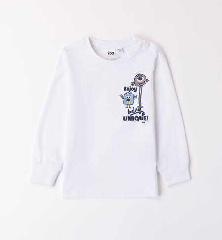 Maglietta monster per bambino BIANCO-0113