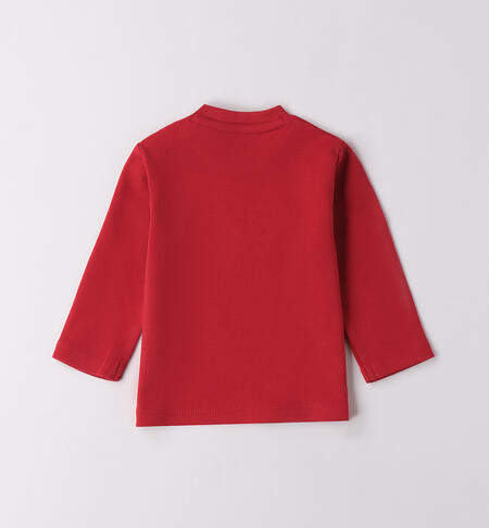 Maglietta neonato 100% cotone ROSSO-2259