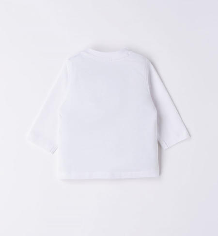 Maglietta neonato 100% cotone varie fantasie da 1 a 24 mesi iDO BIANCO-VERDE-8036