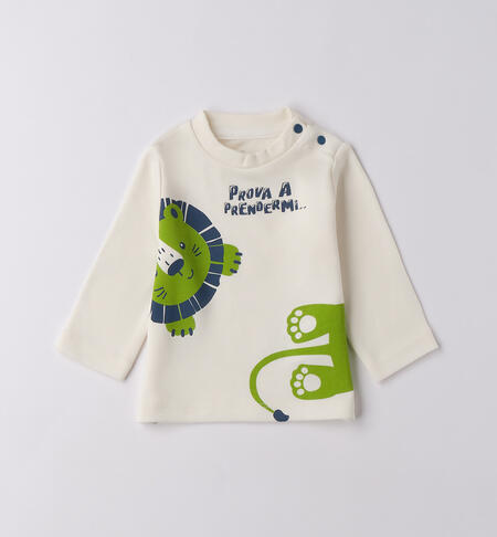 Maglietta neonato iDOMini PANNA