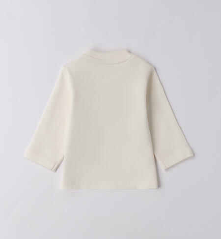 Maglietta neonato iDOMini PANNA-0112