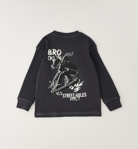 Maglietta over per bambino GRIGIO-0567