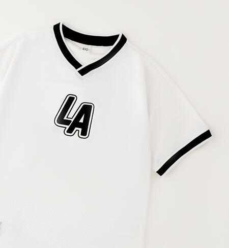 Oversized T-shirt for boys BIANCO-0113