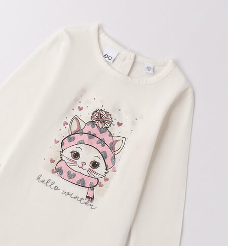 Maglietta per bambina PANNA-0112