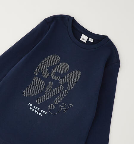 Maglietta per bambino cotone NAVY-3885