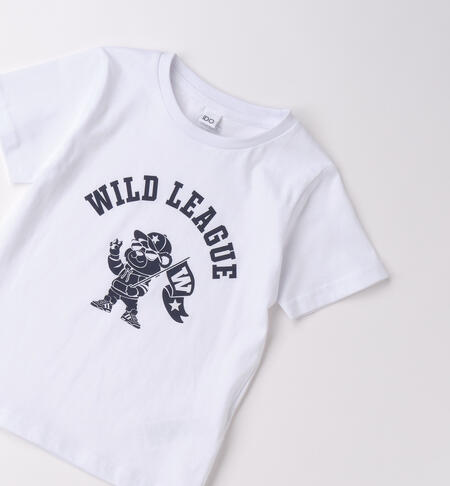 Maglietta per bambino iDO BIANCO-0113