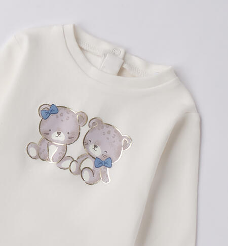 Maglietta per bimba neonata PANNA-0112