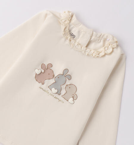 Maglietta per neonata LATTE-0115