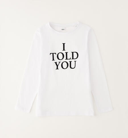 iDO girls' T-shirt WHITE