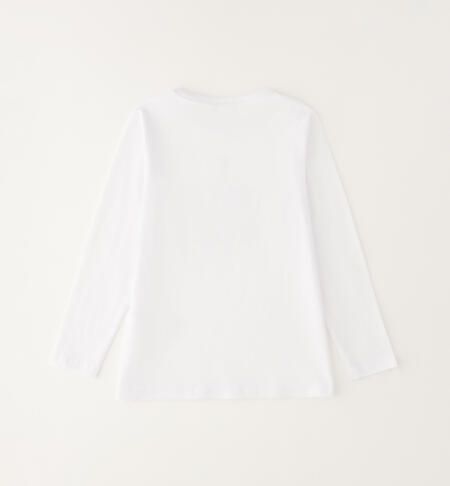 Maglietta per ragazza iDO BIANCO-0113