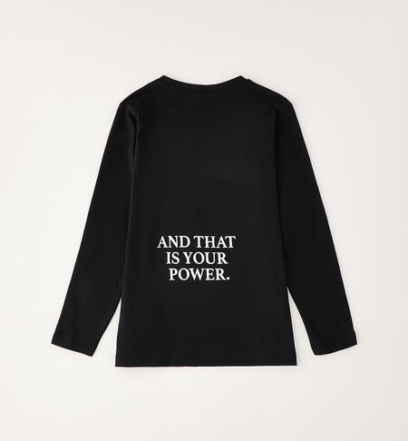 Maglietta per ragazza NERO-0658