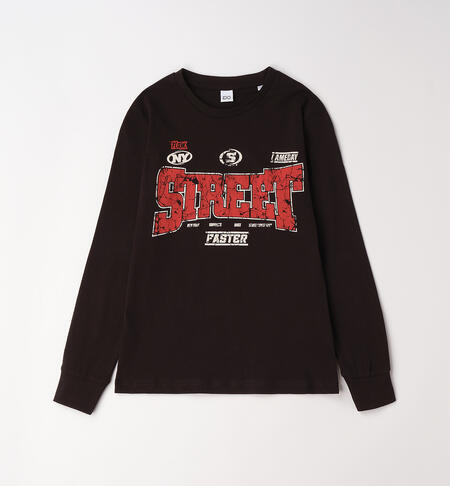 100% cotton boys' T-shirt NERO-0658