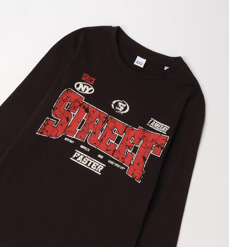 100% cotton boys' T-shirt NERO-0658